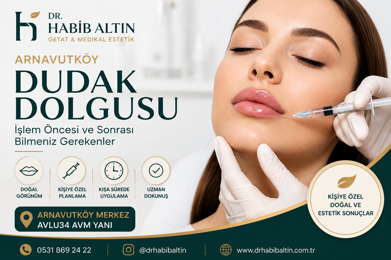 Arnavutköy Dudak Dolgusu: İşlem Öncesi ve Sonrası Bilmeniz Gerekenler
